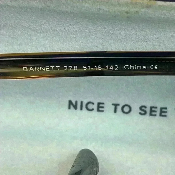 Warby Parker Barnett 278 Toffee Fade Square 51-18-142 Women’s - Picture 3 of 6